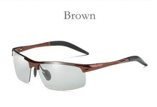 Photochromic Polarized Semi-Rimless Sunglasses