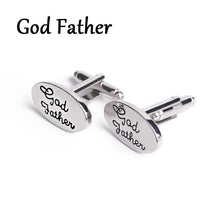 Oval Wedding Cufflinks Men