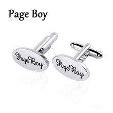 Oval Wedding Cufflinks Men