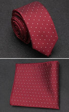 Men Hanky Necktie Dot Striped