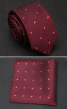 Men Hanky Necktie Dot Striped