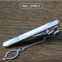 Metal Bar Clasp Tie Clip Men