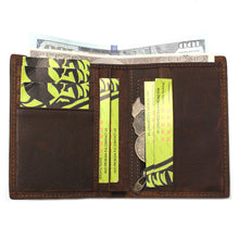 Brown Crocodile Head Men Wallet