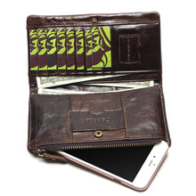 Real Leather High-Capacity Men Wallet