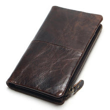 Real Leather High-Capacity Men Wallet