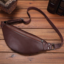 Cow Leather Men Messenger Bag