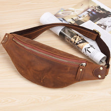 Cow Leather Men Messenger Bag
