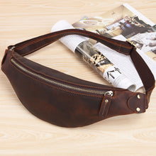 Cow Leather Men Messenger Bag