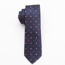 Men Skinny necktie Polyester Dotted