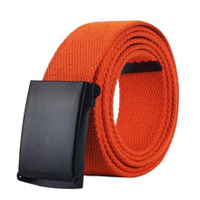 Metal Slider Buckle Men Belt