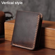 Handmade Vintage Leather Wallet Men