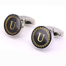 The English alphabet Cuff Links Men