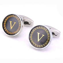 The English alphabet Cuff Links Men