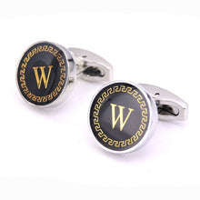 The English alphabet Cuff Links Men