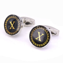 The English alphabet Cuff Links Men