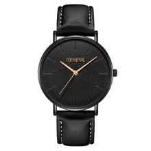 Men Leather Quartz Watch