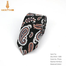 Cotton Men's Paisley Print Neck Ties