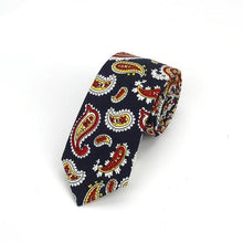 Cotton Men's Paisley Print Neck Ties