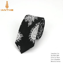 Cotton Men's Paisley Print Neck Ties