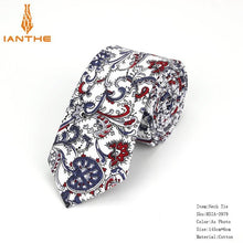 Cotton Men's Paisley Print Neck Ties