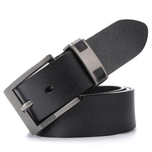 Leather Belt Alloy Buckle Men