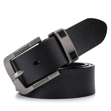Leather Belt Alloy Buckle Men