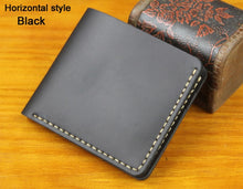 Handmade Vintage Leather Wallet Men