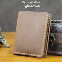 Handmade Vintage Leather Wallet Men
