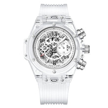 Transparent Plastic Watch Men