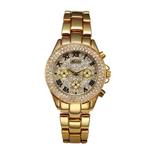 Roman Numerals Gold Watch Men