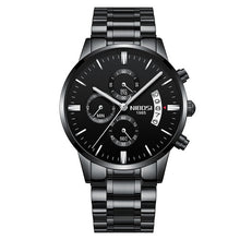 Stainless Steel Auto Date Men Wristwatch
