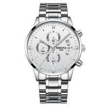 Stainless Steel Auto Date Men Wristwatch