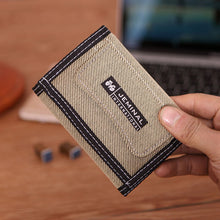Casual Men Canvas Wallet