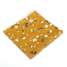 Floral Printed Soft Handkerchief Pocket Square