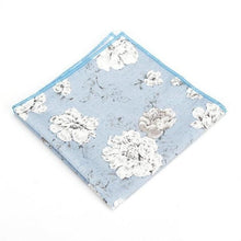 Floral Printed Soft Handkerchief Pocket Square