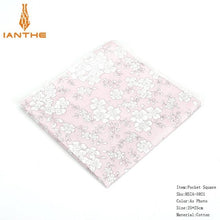 Floral Printed Soft Handkerchief Pocket Square