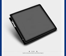 Genuine Leather Men's Short Wallet