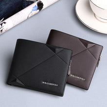 Leather Genuine Men Zipper Wallet