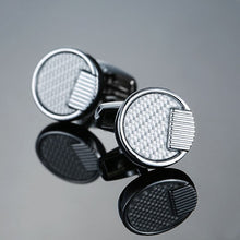 Steel Laser Engraving Cuff Links Men