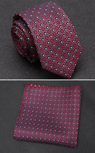 Men Hanky Necktie Dot Striped