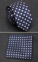 Men Hanky Necktie Dot Striped