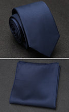 Men Hanky Necktie Dot Striped