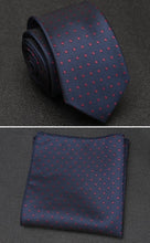 Men Hanky Necktie Dot Striped