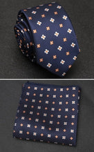 Men Hanky Necktie Dot Striped