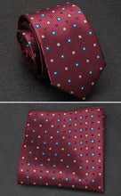 Men Hanky Necktie Dot Striped
