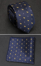 Men Hanky Necktie Dot Striped