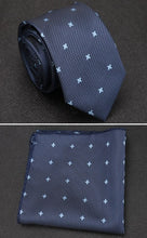 Men Hanky Necktie Dot Striped