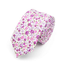 Cotton Flower Tie Classical Necktie