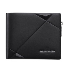 Leather Genuine Men Zipper Wallet