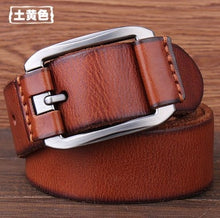Thick Cowhide Genuine Leather Men Belt